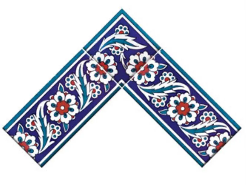 10 x 10 Çini Köşe Bordür 02