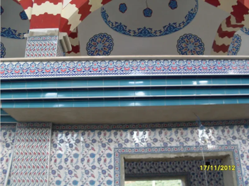 Cami İçi Çini Çalışması 02