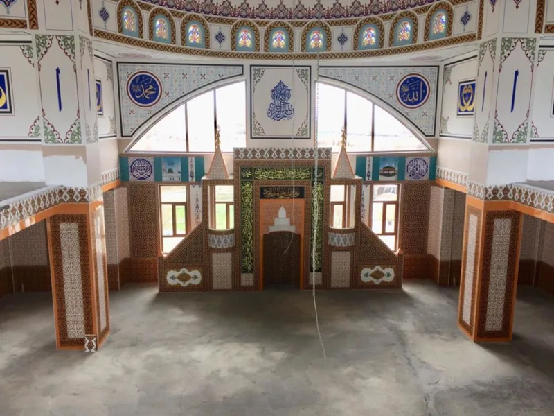 Cami İçi Çini Çalışması 14