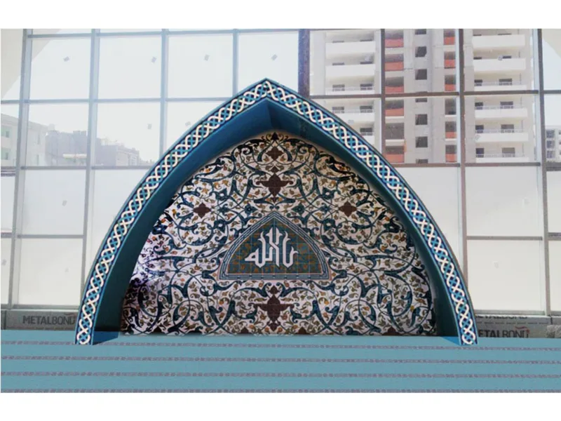 Cami İçi Çini Çalışması 06