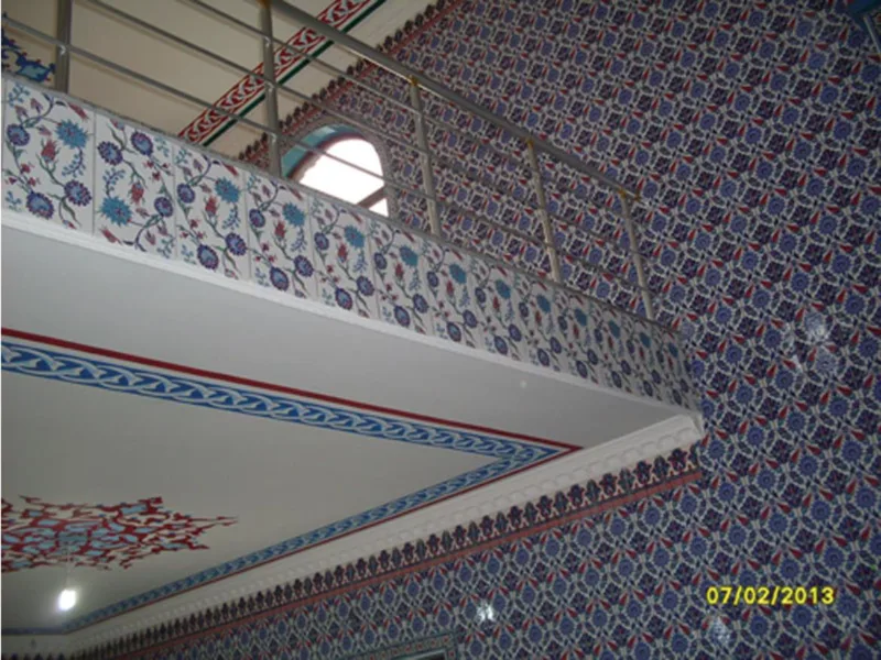 Cami İçi Çini Çalışması 03