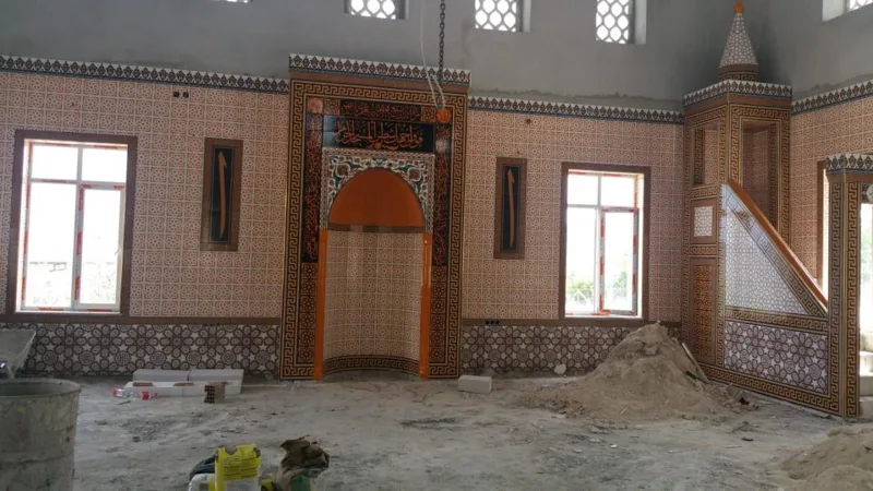 Cami İçi Çini Çalışması 33
