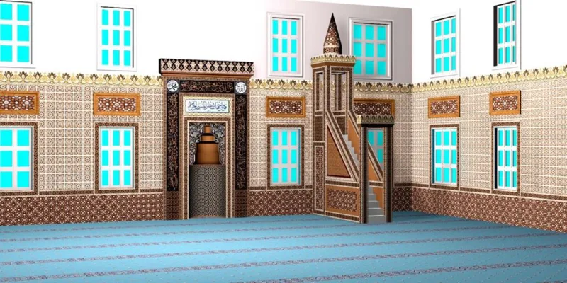 Cami İçi Çini Çalışması 08